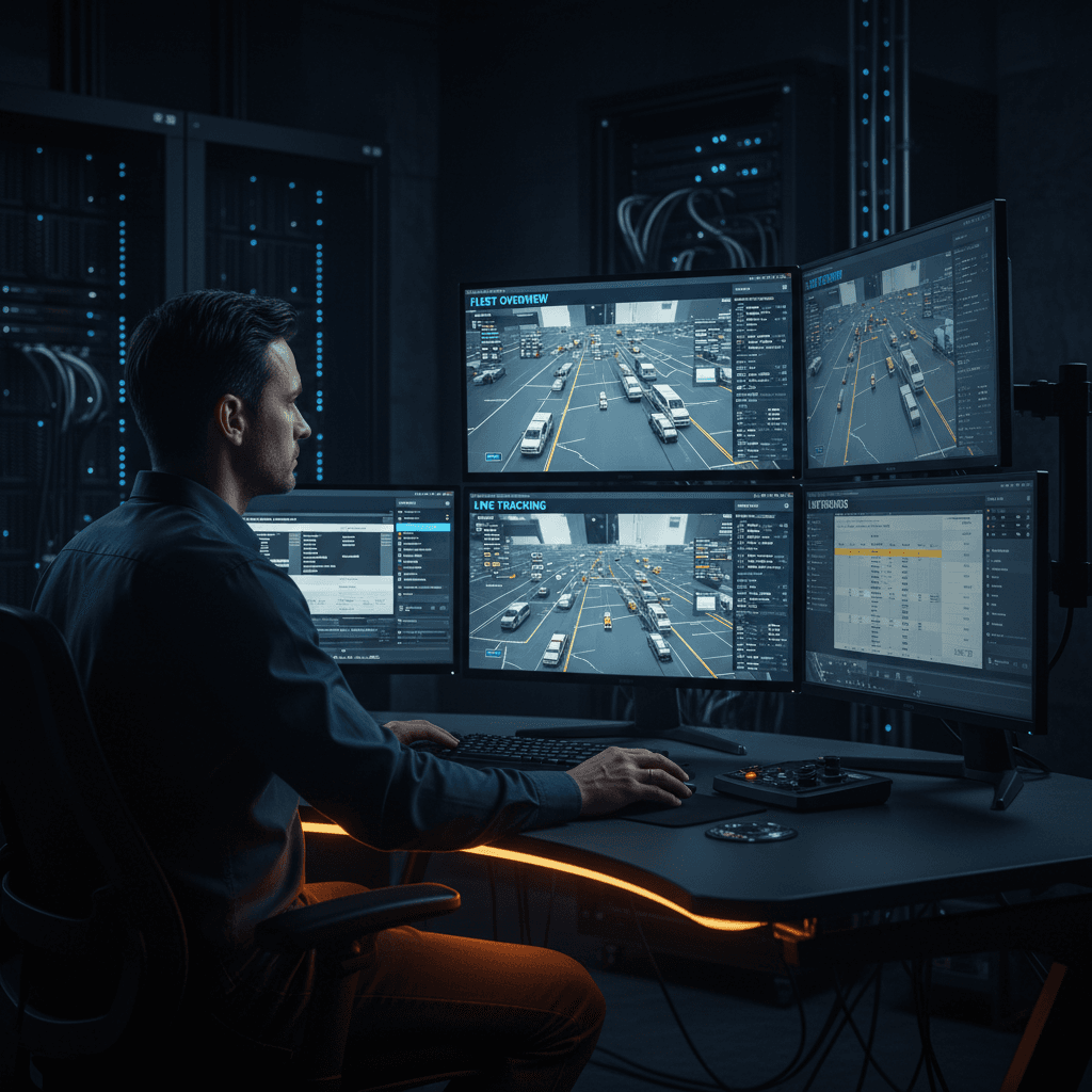 Truck dispatching automation dashboard